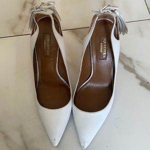 White pumps